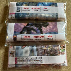 (3) Diamond Painting Kits